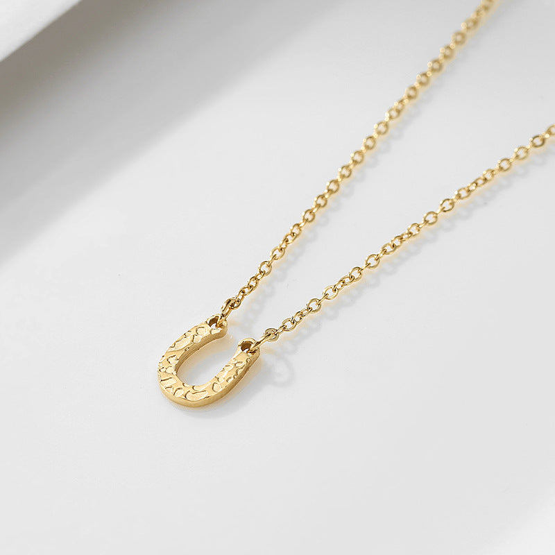 Lamia Horseshoe Pendant Necklace