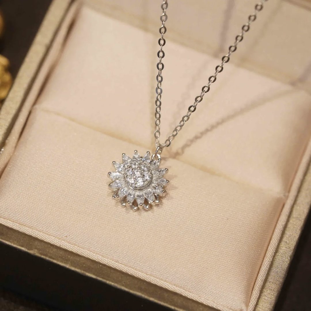 Swivel Sunflower Necklace