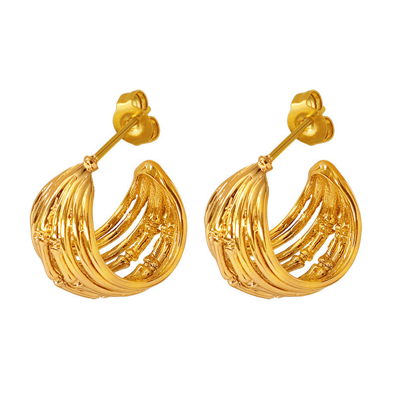 Helios Enclave Gold Earrings