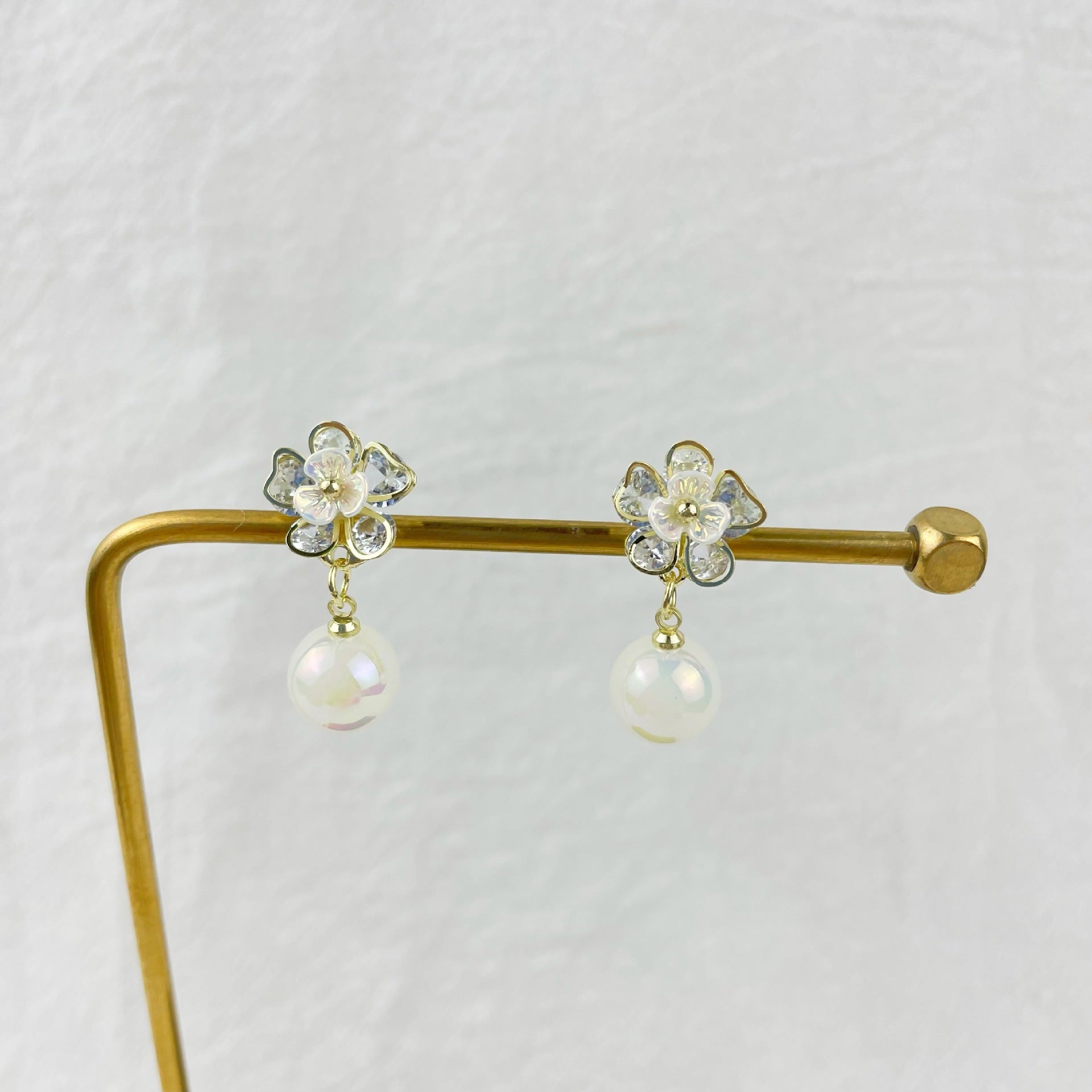 Pearl Blossom Earrings