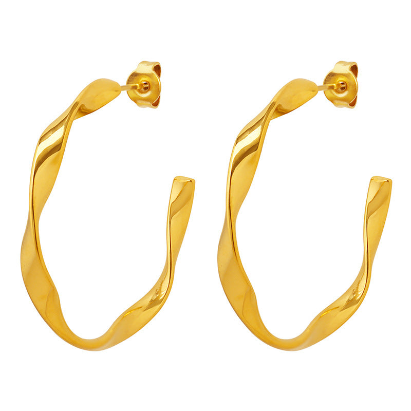 Iris Gold Earrings