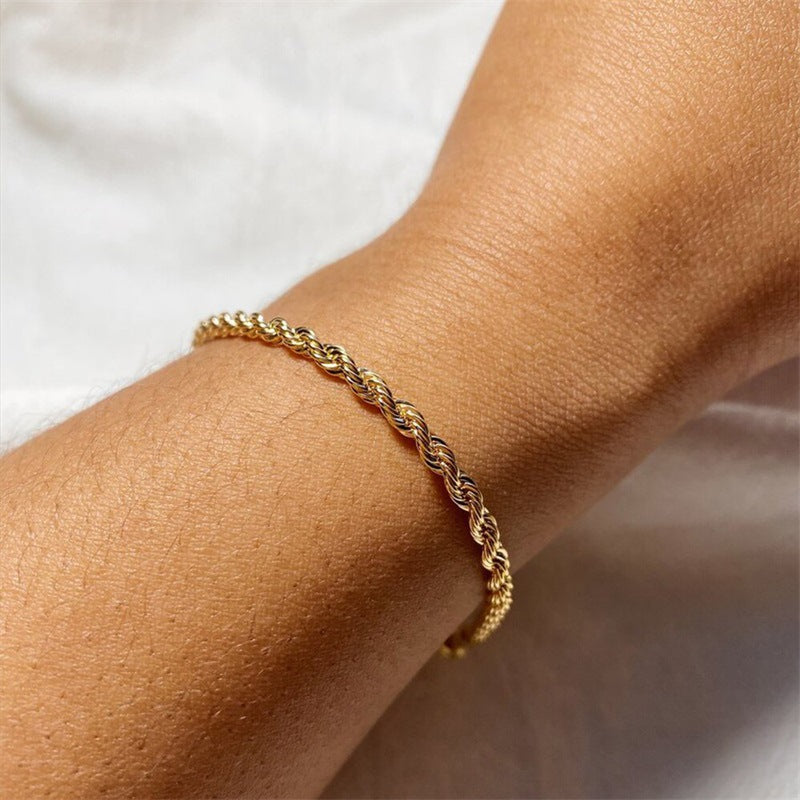 Olivia Entangled Chain Bracelet