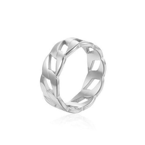 Aster Chain-Shaped Ring