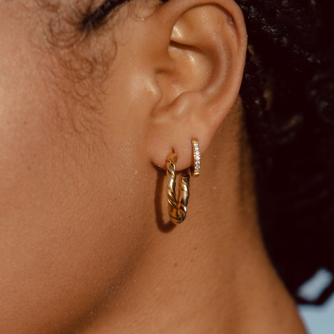 Small Gold Hoop Earrings